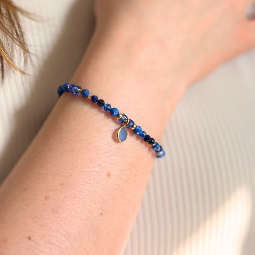 złota bransoletka 925 lapis lazuli chalcedon kianit.png