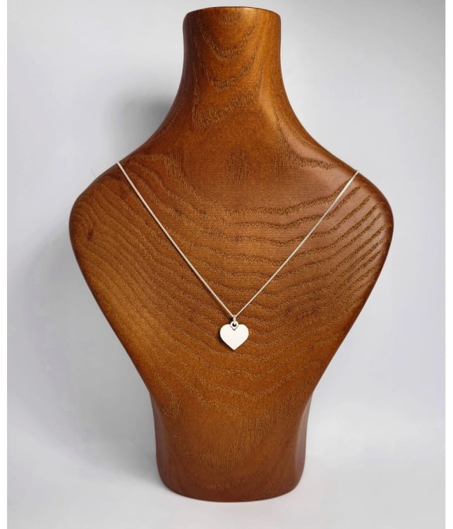 Srebrny Naszyjnik Serduszko z grawerem
