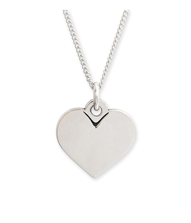 Srebrny Naszyjnik Serduszko z grawerem