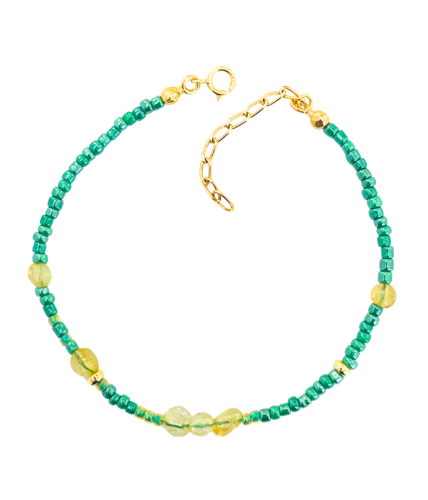 GREEN DREAM - bransoletka z kamieniami