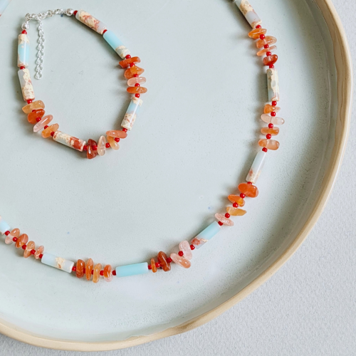 jaspis cesarski koral kryształ górski naszyjnik i bransoletka.png