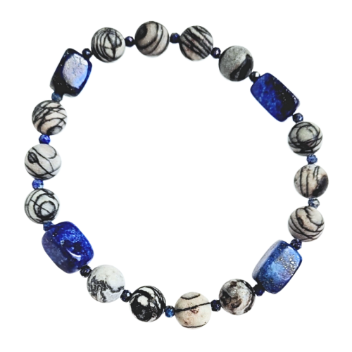 Bransoletka męska z lapis lazuli i jaspisu pasiastego.png