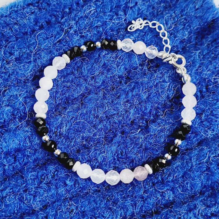 925 Bransoletka z czarnym turmalinem i kwarcem różowym.png