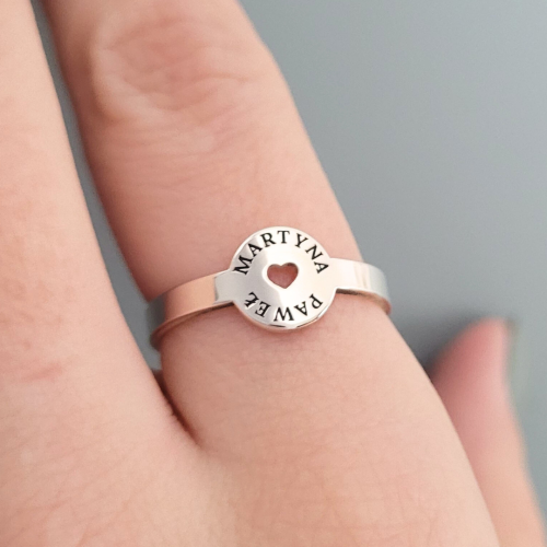 Pierścionek Love - Delikatny  925 Wyraz Miłości i Uczucia.png