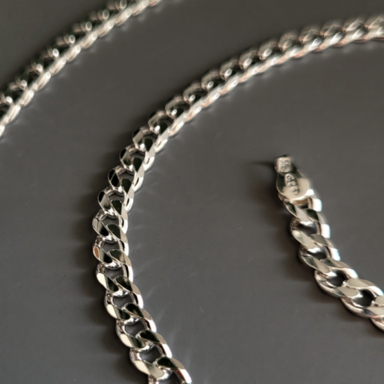 Srebrna Pancerka łańcuszek 925 55cm.png